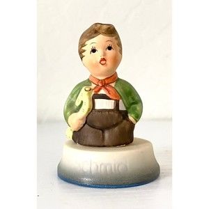 Vintage 1983 Schmid “Hark The Herald” Statuette Thimble Home Decor